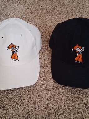 Ping Imperial OSU Golf Hats Set of 2 Oklahoma State University Black White Pete